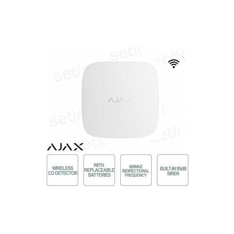 Rilevatore antincendio con sensore di monossido - Wireless - Bianco - Foto 1