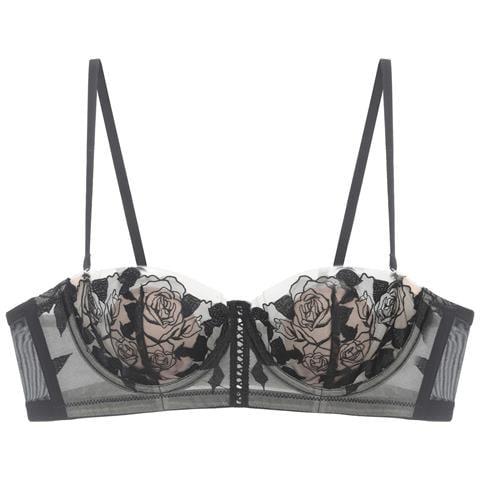 Set Di Bralette In Pizzo Con Spalline Rimovibili Black  13#modello - Foto 5