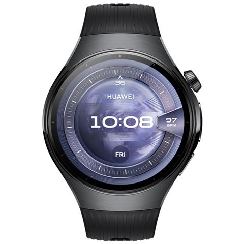 WATCH 5 (46 mm), cassa in acciaio inox 316L e cinturino nero. Compatibile con iOS e Android e chiamate E-sim - Foto 1