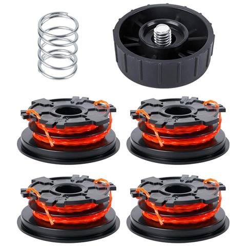 Set Testina Per Decespugliatore - Bobina X4, Coperchio X1, Molla X1 - Foto 1