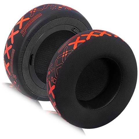 Cuscinetti Auricolari Di Ricambio Per Cuffie Corsair Virtuoso Rgb - Set Da 2, Arancioni Orange - Foto 2