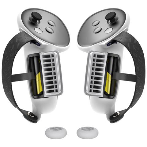 Custodia Protettiva In Silicone Per Controller Meta Quest 3 White - Foto 1