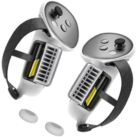 Custodia Protettiva In Silicone Per Controller Meta Quest 3 White - Foto 2