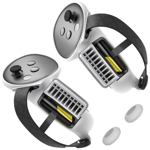 Custodia Protettiva In Silicone Per Controller Meta Quest 3 White - Foto 3