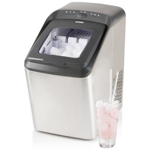 DO9247IB macchina per cubetti di ghiaccio Macchina per la produzione di cubetti di ghiaccio integrata /indipendente 15 kg / 24h Nero, Acciaio inox - Foto 1