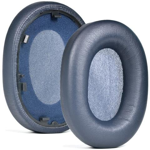 Cuscinetti Di Ricambio Compatibili Con Sony Wh-1000xm5, Cuscinetti In Memory Foam E Morbida Pelle Proteica Blue - Foto 1
