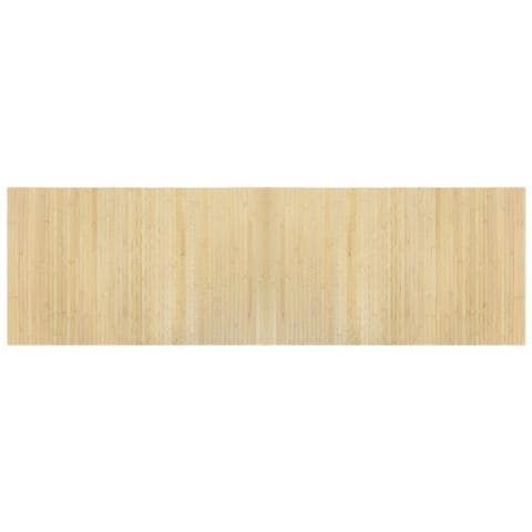 Tappeto Rettangolare Naturale Chiaro 60x200 cm in Bambù - Foto 1
