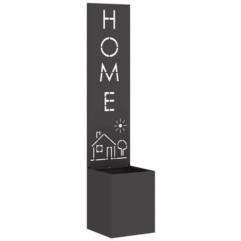 Schermo per privacy in giardino Traforo Nero 32 x 140 cm - Foto 1