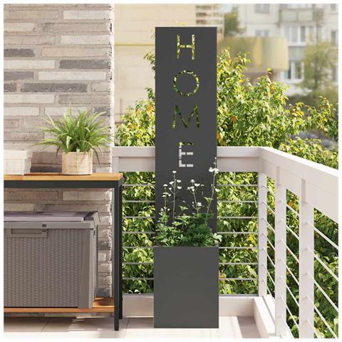 Schermo per privacy in giardino Traforo Nero 32 x 140 cm - Foto 2