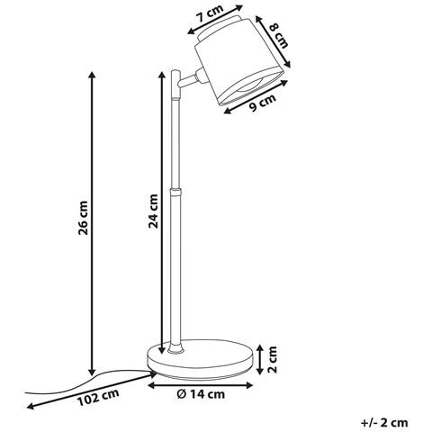 Lampada Da Scrivania A Led Libra Con Dimmer Nero - Foto 4