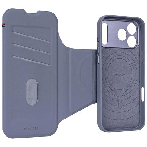 Custodia Magsafe Per Iphone 17 Pro In Silicone Testurizzato Antisporco, Blu - Foto 2