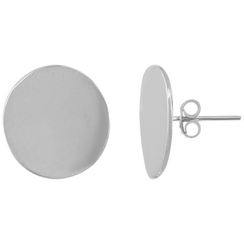 Ciondolo In Argento ""unique Silver"", Bottone Rotondo, Argento 925 - Foto 1