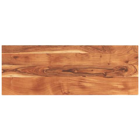 Piano Tavolo 160x50x3,8 cm Rettangolare Legno Massello Acacia - Foto 1