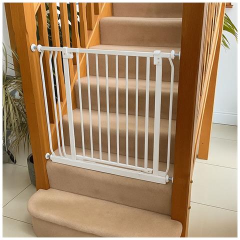 Safetots Cancelletto Di Sicurezza Elite, 80cm - 89cm, Bianco Opaco - Foto 4