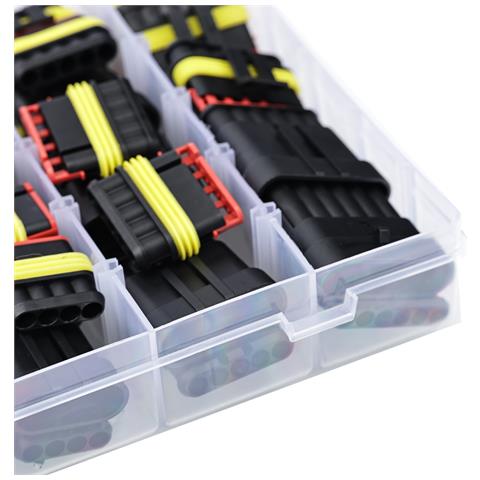 Set Di Connettori Elettrici Ermetici - 708 Pezzi | Ip67, 14a, 24v | Uso Universale In Auto, Elettronica, Telecomunicazioni - Foto 2