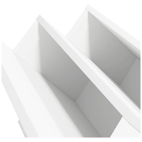 Scaffale per riviste Bianco 65 x 53 x 28,5 cm Legno multistrato - Foto 9