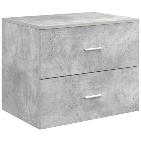 Mobile da Bagno da Muro Grigio Cemento 62,5 x 44,5 x 50 cm - Foto 1