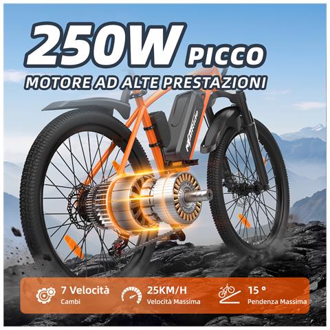 Bicicletta Elettrica Pieghevole 250w Batteria 48v 15ah, Doppio Freno Disco Sospensioni Adulti Città - Foto 2