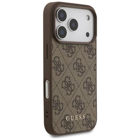 Custodia Per Iphone 17 Pro Marrone Decorata Guess - Foto 3