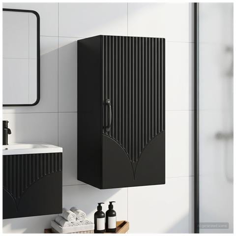 Armadio da bagno a muro HOORN Nero 30 x 31 x 59 cm - Foto 2