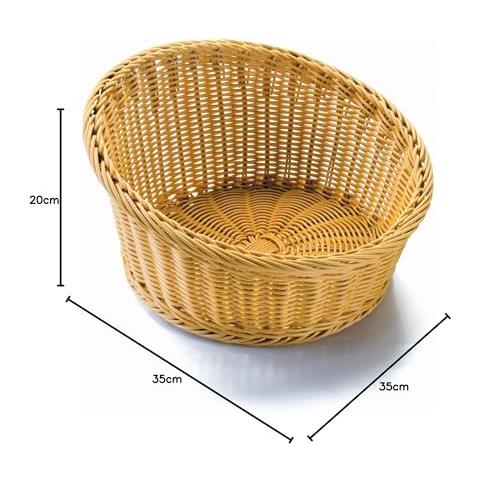 63494 - Cestino per il pane rotondo maxi 35x35x20 cm - Foto 2