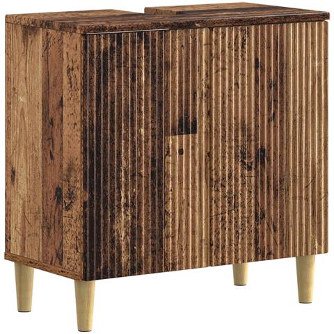 Set di Armadi da Bagno da 2 Pezzi ARNHEM Legno antico - Foto 7