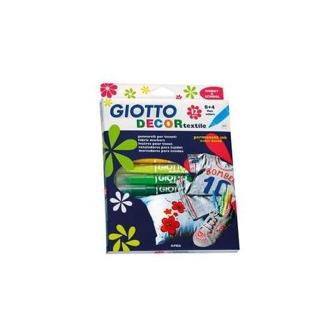conf. 12 Pennarelli Giotto Textile assortito 494900 - Foto 1