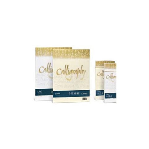 carta calligraphy lino 200gr a4 50fg bianco 01 - Foto 1