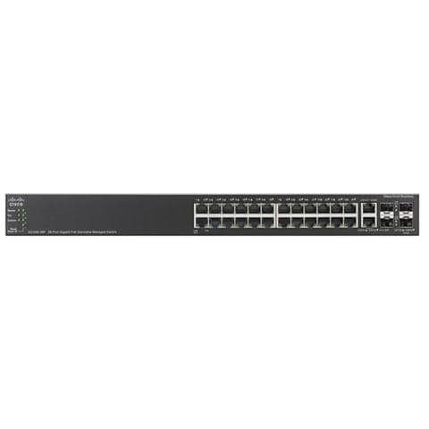 Cisco Small Business SG500-28P - Switch - gestito - 24 x 10/100/1000 +  - Foto 1