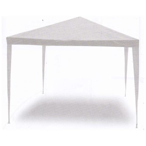 Gazebo Con Copertura Plastificata 3 X 4 Metri Bianco - Foto 3