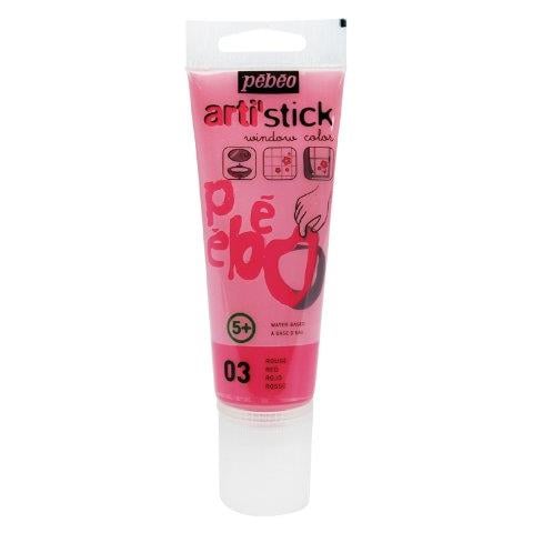 Arti Stick Colore Per Vetro Riposizionabile Rosso - Foto 1