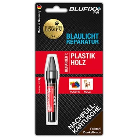Light Curing Repair Gel - Complete Kit For Metal, Glas & Stone - Refill Stick Darkbrown - Foto 1