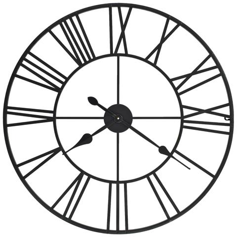 Orologio Da Parete Vintage Al Quarzo In Metallo 80cm Xxl - Foto 1