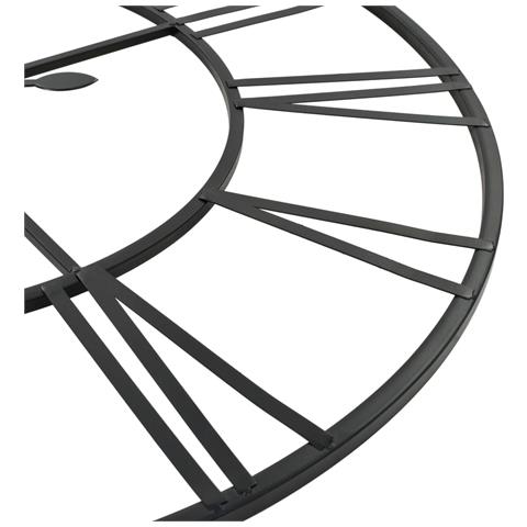 Orologio Da Parete Vintage Al Quarzo In Metallo 80cm Xxl - Foto 6