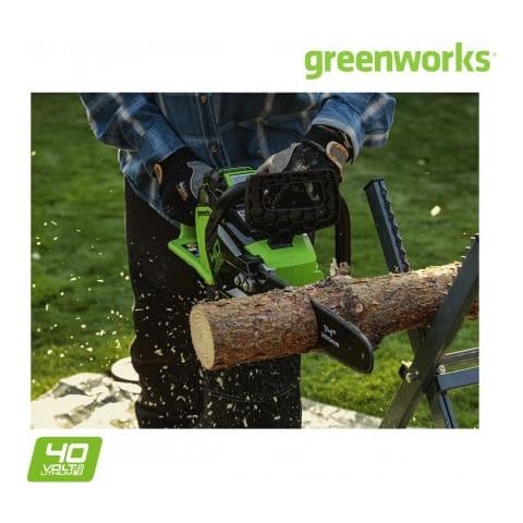 Motosega Brushless Greenworks 40v - 40 Cm - Senza Batteria E Caricabatterie - Gd40cs18 - Foto 2