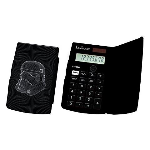 E413sw - Calcolatrice Tascabile Disney Star Wars, Design Darth Vader, 8 Cifre, Funzioni Tradizionali E Avanzate, Scuola Elementare, Protezione Protettiva Nero - Foto 1