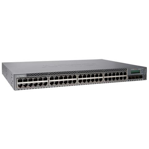 EX4300-48P, IEEE 802.1D, IEEE 802.1p, IEEE 802.1Q, IEEE 802.1s, IEEE 802.1w, IEEE 802.1x, IEEE 802.3, IEEE 802.3, Gestito, Gigabit Ethernet (10/100/1000), PowerPC, 1U, Grigio - Foto 1