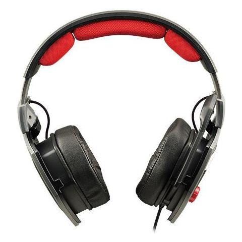 Shock 3D Cuffie Gaming 7.1 per PC USB - Nero / Rosso - Foto 2