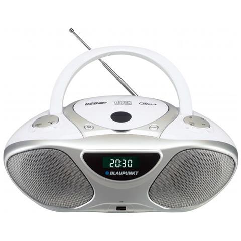 BB14WH lettore CD CD recorder Argento, Bianco - Foto 1