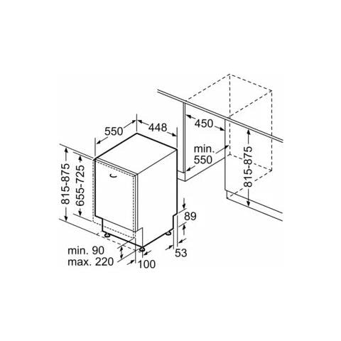 Lavastoviglie SR61IX05KE da Incasso a Scomparsa Totale Classe F Capacità 9 Coperti - Foto 8