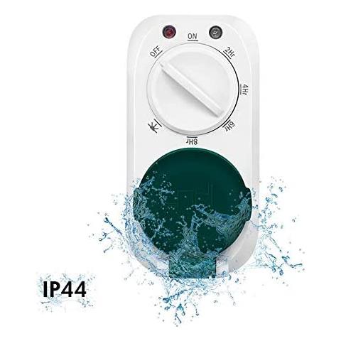 Timer Sensore Crepuscolare 7 Diverse Impostazioni Ip44 Esterno Interno - Foto 2