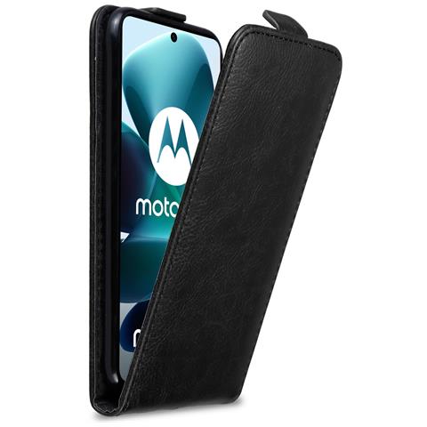 Custodia Compatibile Con Motorola Moto G200 5g In Nero Di Notte - Coperchio Protettivo In Design Flip Con Chiusura Magnetica - Foto 1