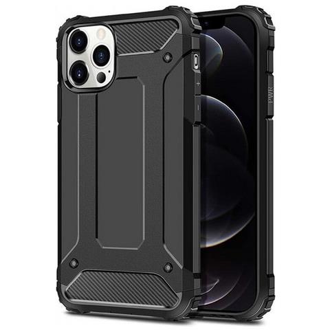 Forcell Custodia Armor Case Tpu Cover Per Apple Iphone 14 Pro Black - Foto 1