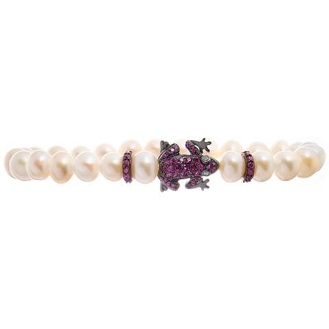 Gioielleria Jla-brfrog5wh. Bracciale, Colore Viola. Donna. - In ordine - Foto 2