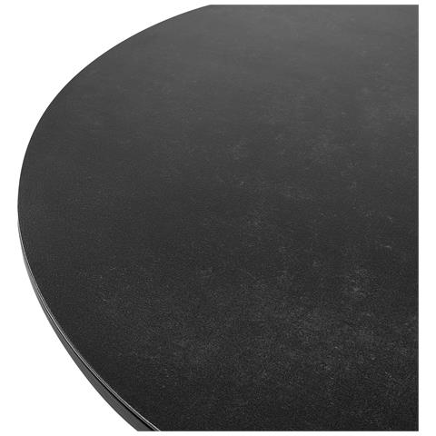 Set Da Pranzo 4 Posti Metallo Nero Grigio E Legno Chiaro Olmetto /busseto - Foto 2