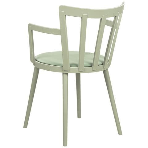 Set Di 4 Sedie Da Pranzo Verde Morill - Foto 2