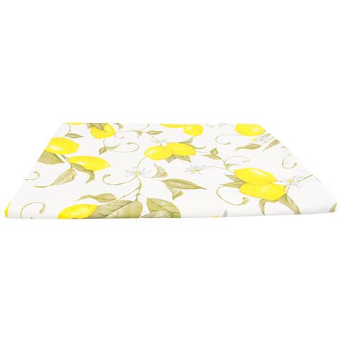 Tovaglia Miros Resinata Antimacchia Copritavolo Cucina Disegno Cedro 140x140 Cedro - Foto 2