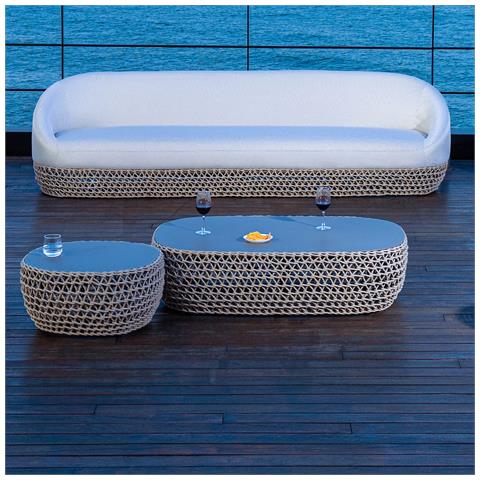 Atreides - Tavolino Da Esterno In Alluminio E Corda - Foto 2