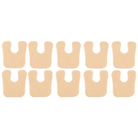 Adesivi Per Talloni In Feltro A Forma Di U Per Calli: Riducono Il Dolore Al Piede E Al Tallone, 10 Confezioni - Foto 1