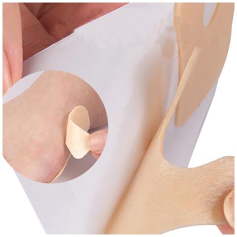 Adesivi Per Talloni In Feltro A Forma Di U Per Calli: Riducono Il Dolore Al Piede E Al Tallone, 10 Confezioni - Foto 2